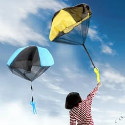 image-MEADE Hand Throwing Parachute Toy - Interactive Outdoor Fun for Kids