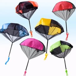 image-MEADE Hand Throwing Parachute Toy - Interactive Outdoor Fun for Kids
