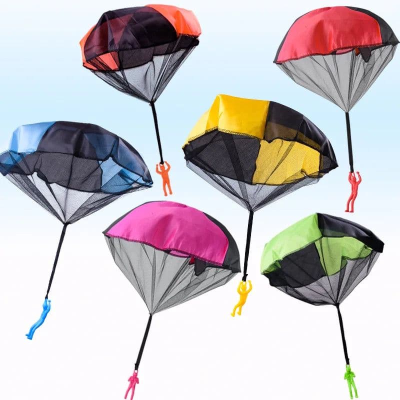 image-MEADE Hand Throwing Parachute Toy - Interactive Outdoor Fun for Kids