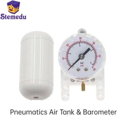 image-Stemedu Pneumatic Parts Barometer & Airtank for DIY Building Projects