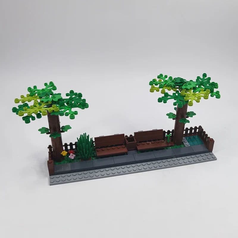 image-MOC Urban Road Scene Building Blocks for Creative Kids Construction Play