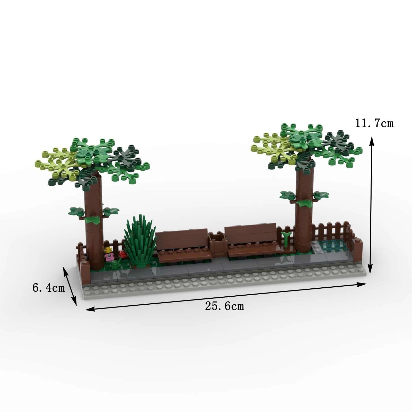 image-MOC Urban Road Scene Building Blocks for Creative Kids Construction Play