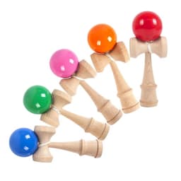image-MEADE Kendama - Japanese Wooden Skill Ball for Hand-Eye Coordination Fun