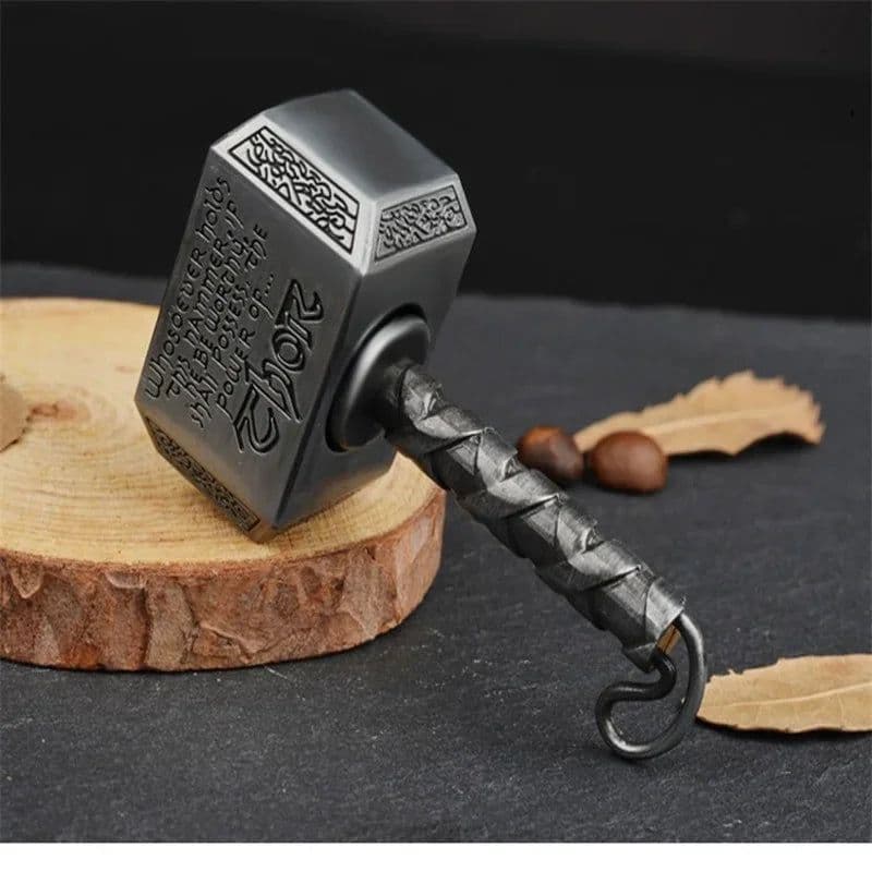 image-Fradoo Thor Hammer Metal Fidget Spinner - Stress Relief EDC Toy