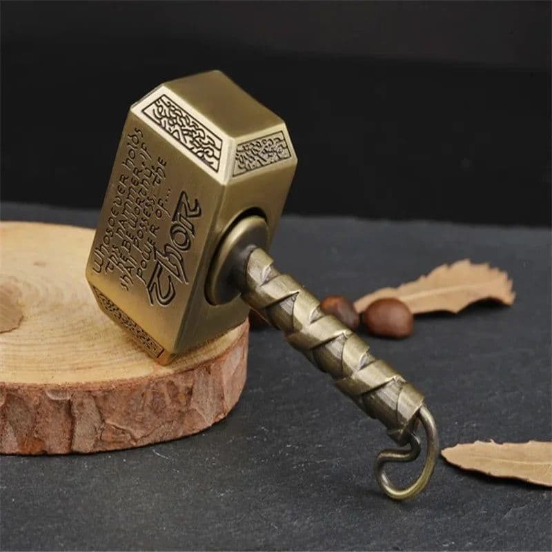 image-Fradoo Thor Hammer Metal Fidget Spinner - Stress Relief EDC Toy