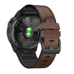 image-UIENIE Leather Watchband for Garmin Fenix 7X - Adjustable & Durable Strap
