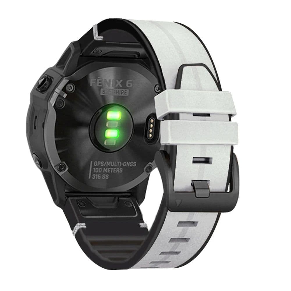 image-UIENIE Leather Watchband for Garmin Fenix 7X - Adjustable & Durable Strap