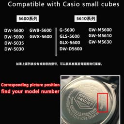 image-Casio Modified Stainless Steel Bumper for DW5600 5610 Watch Protection