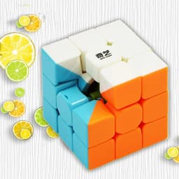 image-Magic Cube 3x3x3 Stickerless Puzzle - Develops Skills & Relieves Stress