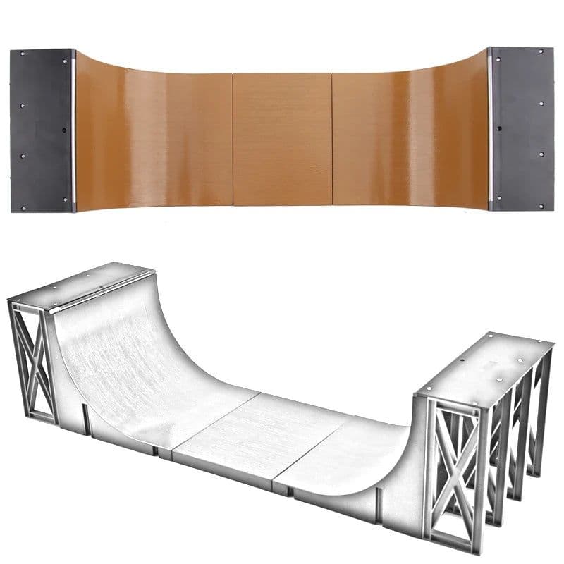 image-MEOA Finger Skateboard DIY Set with Stunt Bike & Mini Skatepark Toys