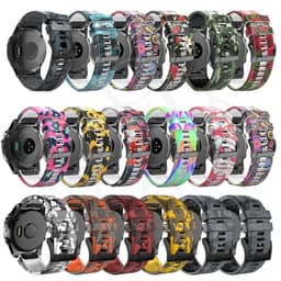 image-Quick Release Silicone Watch Strap for Garmin Fenix Series 22mm/26mm