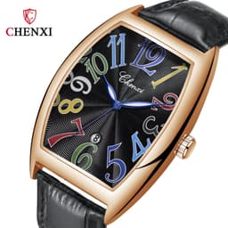 image-CHENXI Quartz Wristwatch with Auto Date and Water Resistance for Casual Wear
