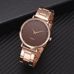 image-DQG Luxury Rose Gold Fashion Watch with Quartz Movement - Stylish Wrist Watch