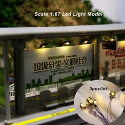 image-TERAYSUN 10Pcs Miniature LED Lights for Model Landscapes & Dioramas
