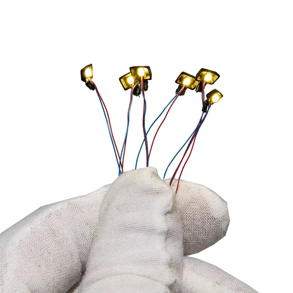 image-TERAYSUN 10Pcs Miniature LED Lights for Model Landscapes & Dioramas