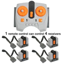 image-MIANQI Toy Remote Control Servo Motor for Creative Engineering Play