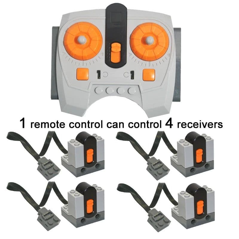 image-MIANQI Toy Remote Control Servo Motor for Creative Engineering Play