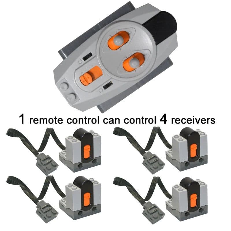 image-MIANQI Toy Remote Control Servo Motor for Creative Engineering Play