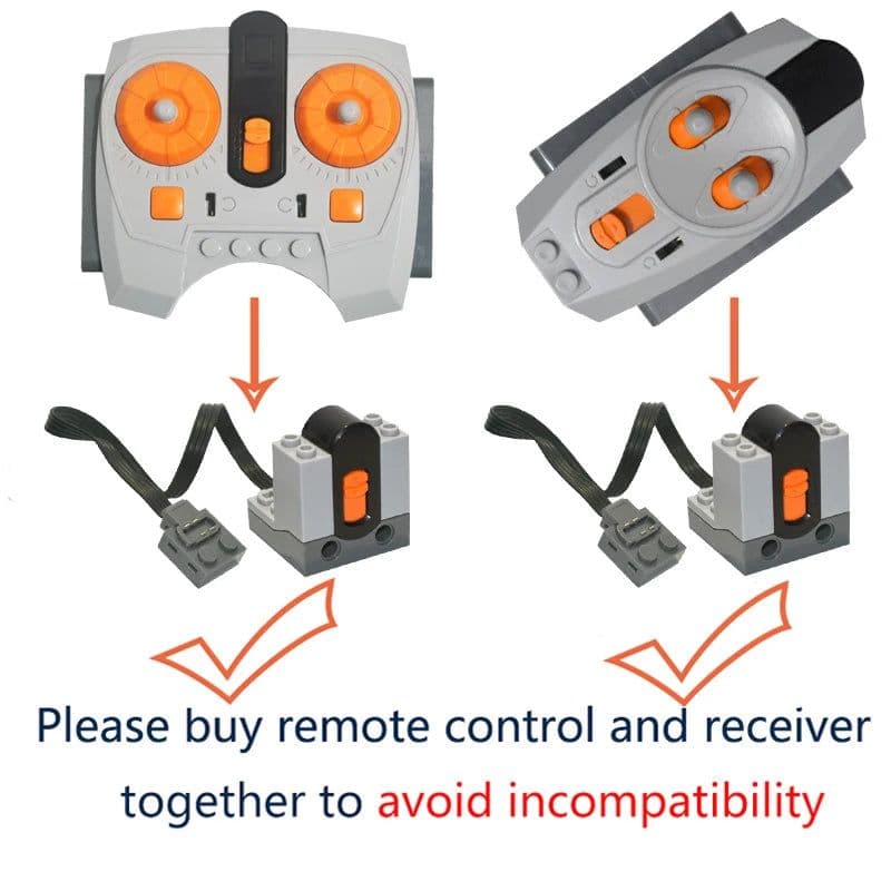 image-MIANQI Toy Remote Control Servo Motor for Creative Engineering Play
