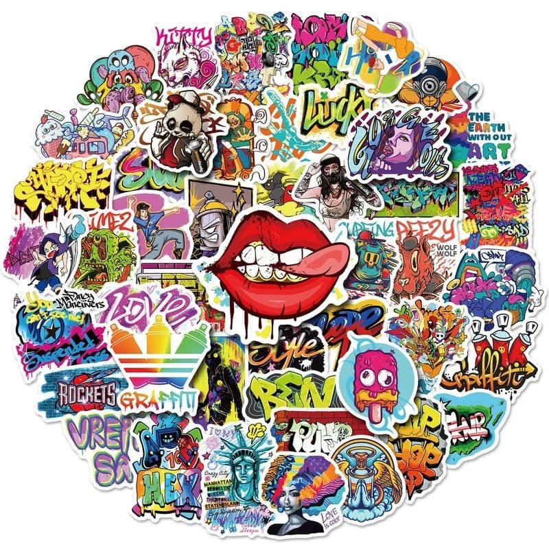 image-Waterproof PVC Stickers for Phone, Laptop, Travel & More - Multiple Sizes