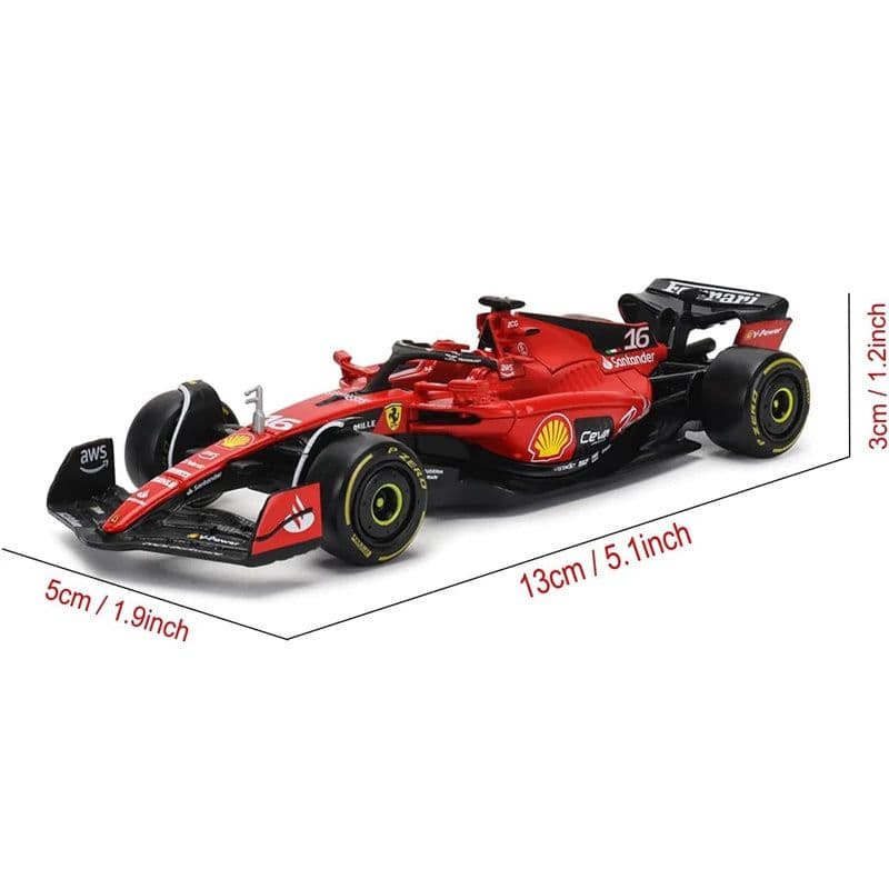image-Bburago 1:43 Alfa Romeo F1 Model - Realistic Diecast Collectible Car