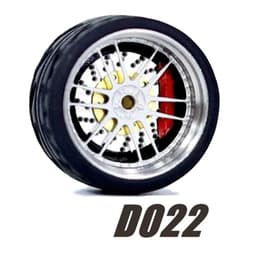 image-Carlomo 1/64 Metal Wheels - Durable Upgrade for Model Cars