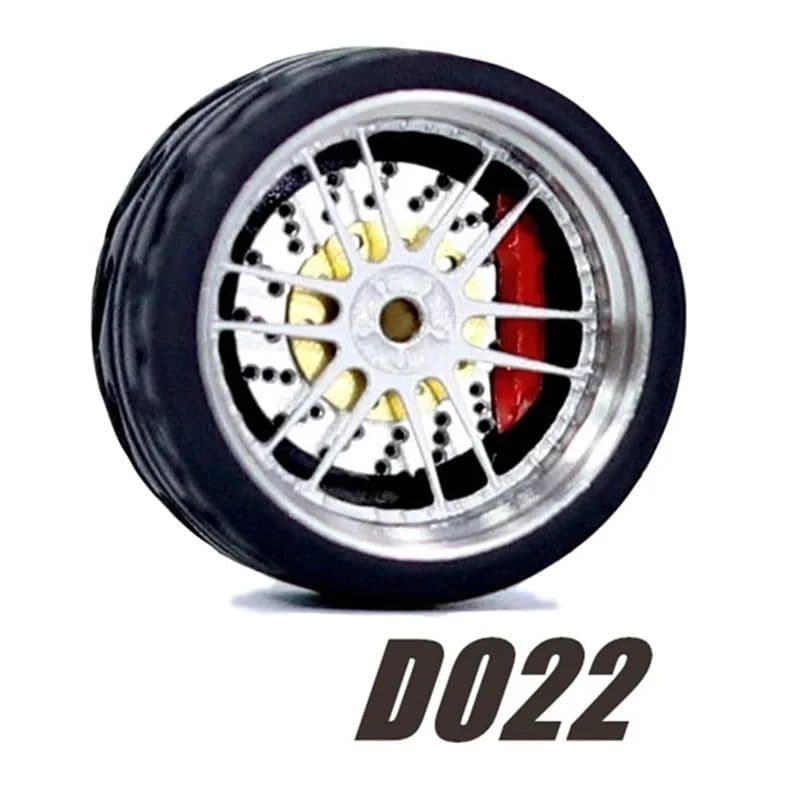 image-Carlomo 1/64 Metal Wheels - Durable Upgrade for Model Cars