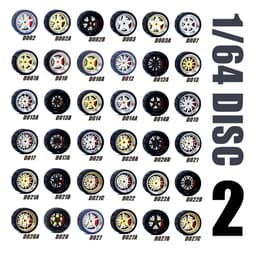 image-Carlomo 1/64 Metal Wheels - Durable Upgrade for Model Cars