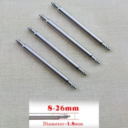 image-Qinband 304 Stainless Steel Watchband – Durable & Adjustable 8-26mm