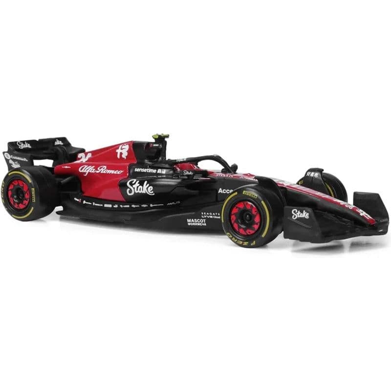 image-Bburago 1:43 F1 Ferrari Simulation Alloy Car - Realistic Steering Control