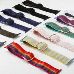 image-NEY Adjustable PRIDE Nylon Strap for Apple Watch 38mm-45mm - Stylish & Comfortable