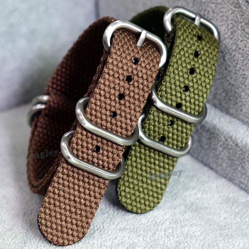 image-Langley Nylon Watchband - Durable, Stylish & Compatible with Smartwatches