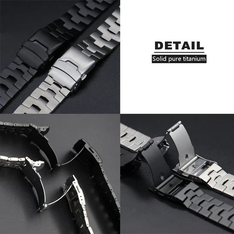 image-Geekthink Stainless Steel Replacement Strap for Samsung Galaxy Watch 4 46mm