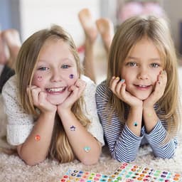 image-3D Gem Sticker Earrings - Glittery Sparkle Self-Adhesive Stickers - 60/180/300Pcs