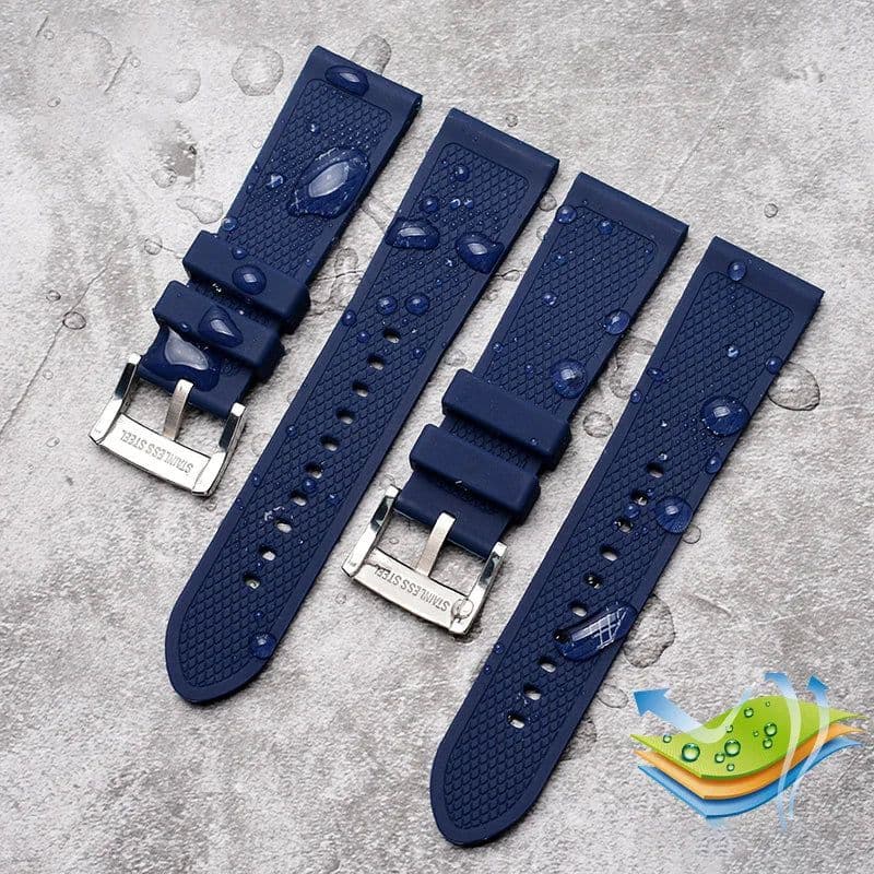 image-Carter Man Durable Rubber Watch Band for Citizen AT8020 & JY8035 22mm/23mm