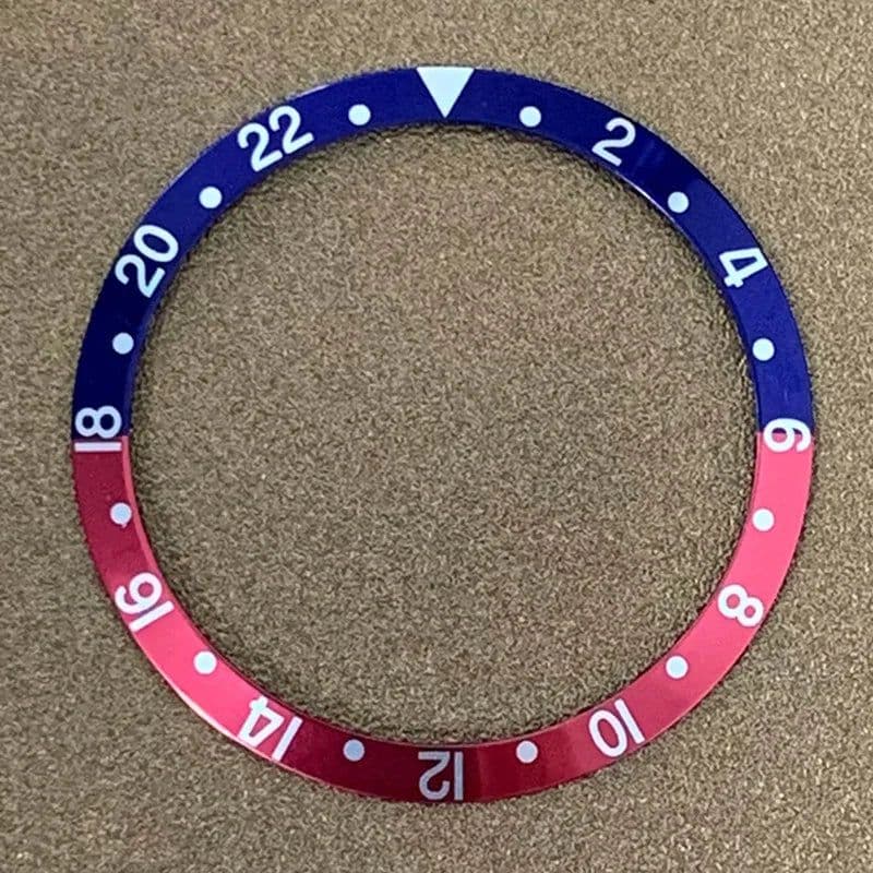 image-Watch Bezel Insert 36.5mm Aluminium for Submariner Diving Case Parts