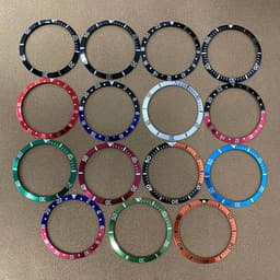 image-Watch Bezel Insert 36.5mm Aluminium for Submariner Diving Case Parts