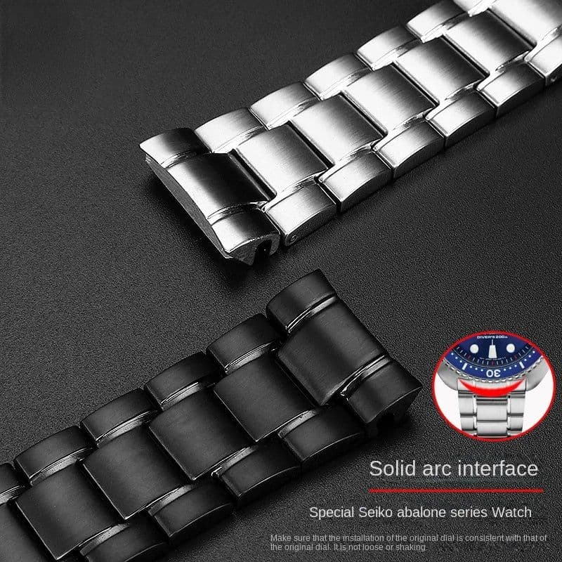 image-High-Quality Stainless Steel Watchband - Customizable Comfort