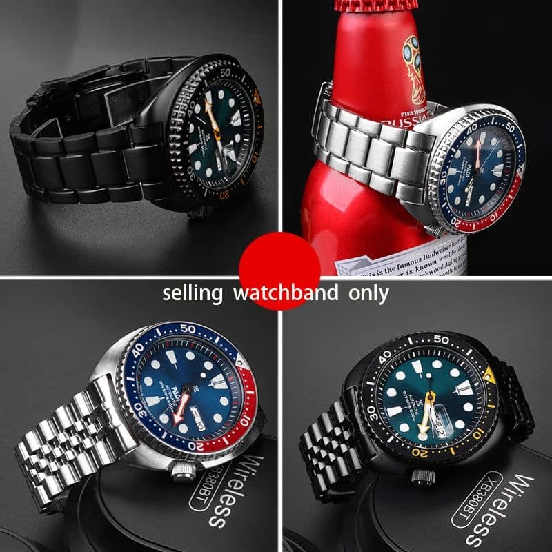 image-High-Quality Stainless Steel Watchband - Customizable Comfort