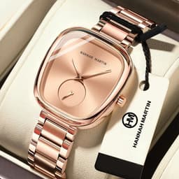 image-Hannah Martin Quartz Watch - Fashionable Design & Durable Features