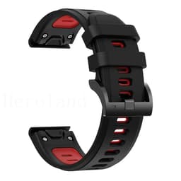 image-Hero Iand 26mm Silicone Quick Release Watch Strap for Garmin Fenix Series