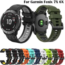 image-Hero Iand 26mm Silicone Quick Release Watch Strap for Garmin Fenix Series