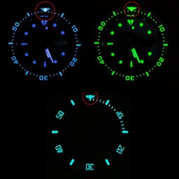 image-Luminous Bezel Insert Beads for Seiko & Rolex Watches - Green/Blue Pips