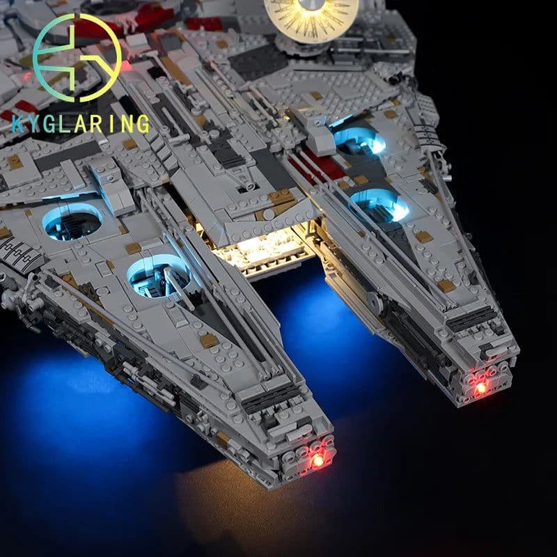 image-Kyglaring LED Light Kit for 75192 Building Block - Illuminate Your Creations