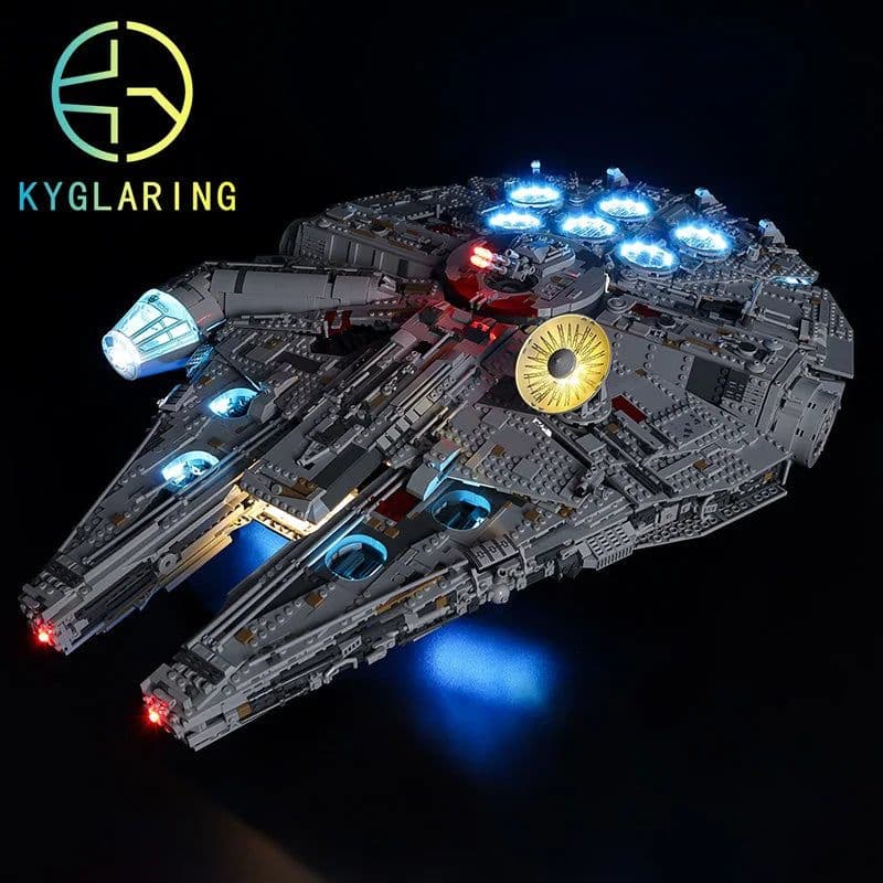 image-Kyglaring LED Light Kit for 75192 Building Block - Illuminate Your Creations