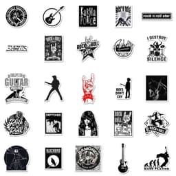 image-Waterproof PVC Stickers for Phone, Laptop, Guitar - 10/25/50 Pack