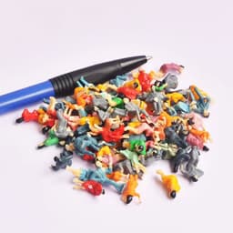 image-Mini White Lilliputian Model Accessories - 100pcs Colourful Details