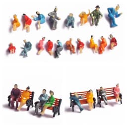 image-Mini White Lilliputian Model Accessories - 100pcs Colourful Details