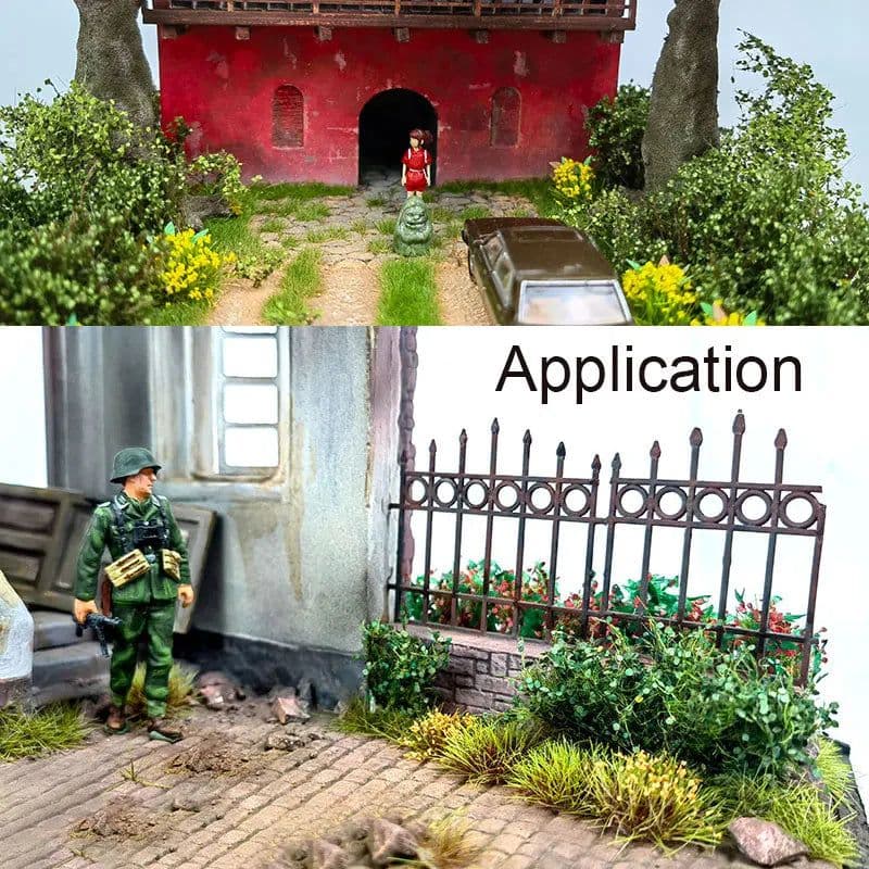 image-HDD-N77S Forest Bush Model - DIY Diorama Kits for Scenic Model Building