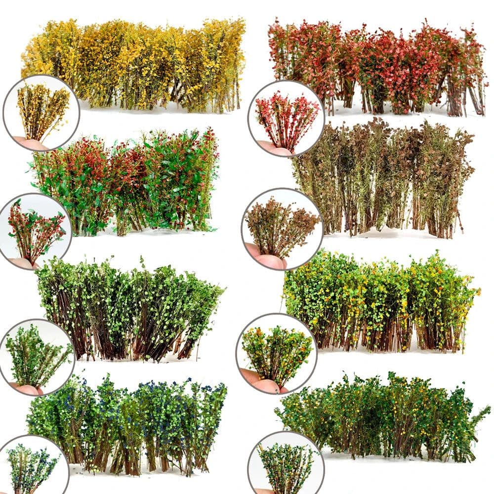 image-HDD-N77S Forest Bush Model - DIY Diorama Kits for Scenic Model Building